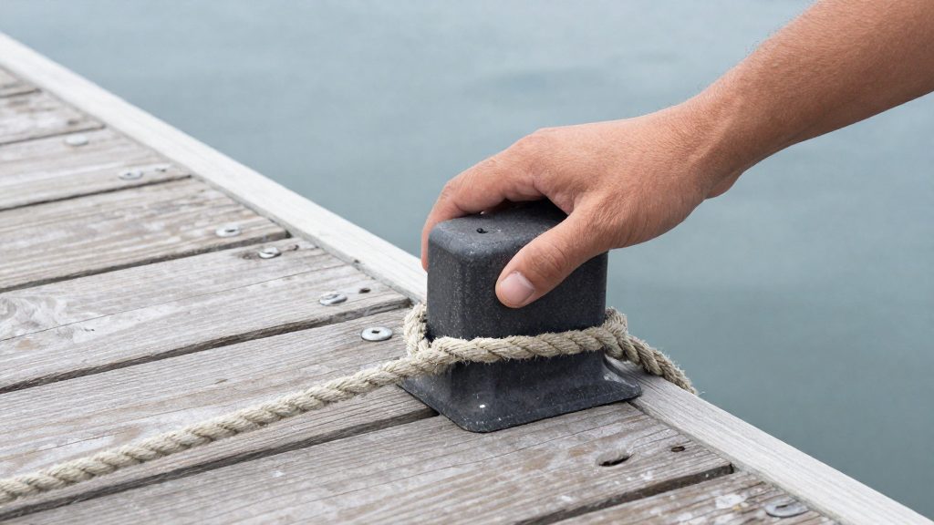 Où placer les pare-battages le long d'un ponton ?