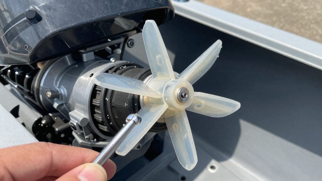 Wie prüfen Sie Getriebeöl und Impeller?