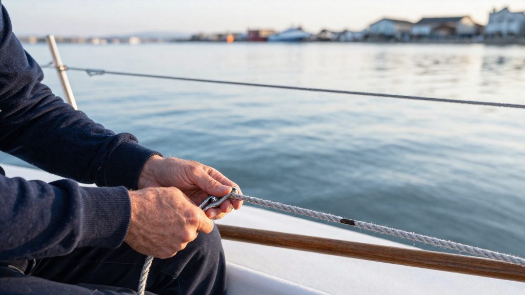 Como fazer costura de emenda em cabo de nylon: passo a passo