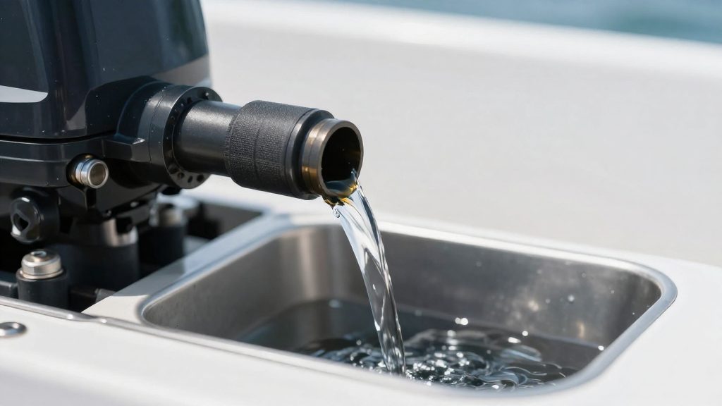 How often should you change boat engine oil?