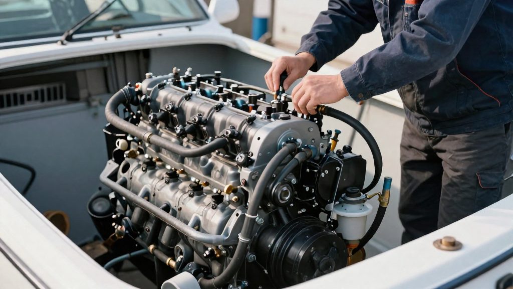 Pourquoi l'entretien d'un moteur inboard diesel est-il déterminant en mer ?
