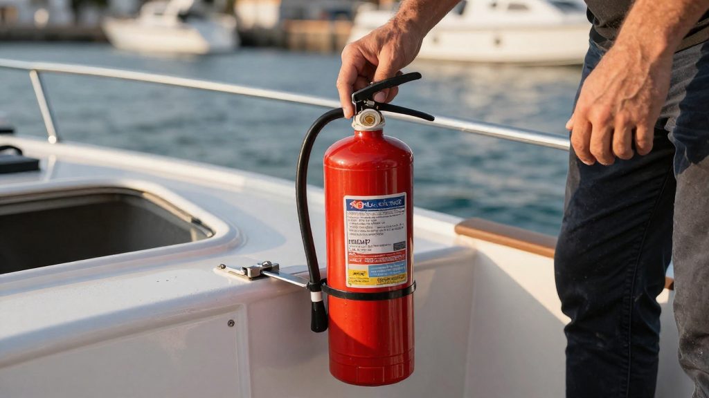 Which boats must carry a Class 5BC extinguisher?