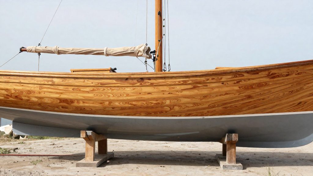 Set the boat on stands