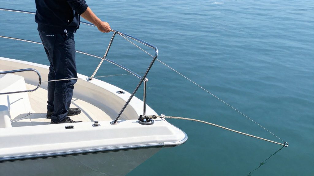 How do you dock with the wind or current pushing you off the dock?