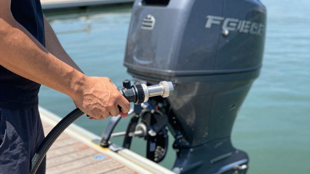 Why does saltwater call for a flush after every use?