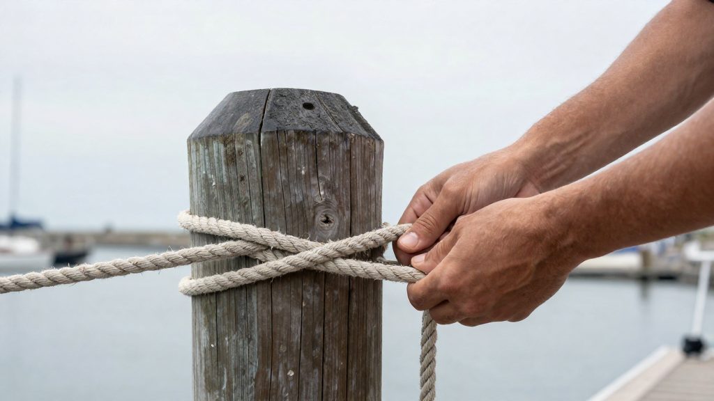 What is a clove hitch used for?