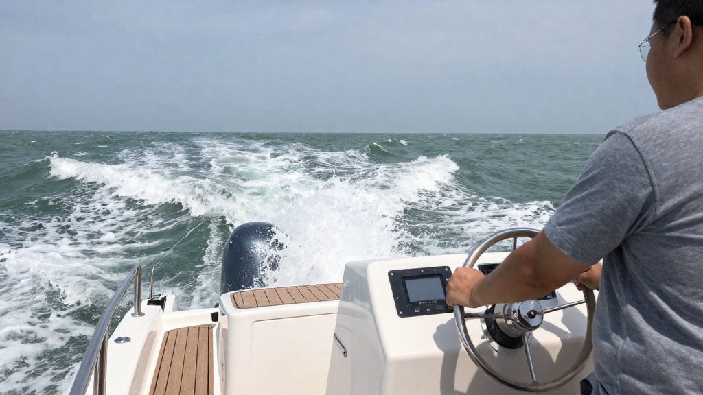 Manœuvrer un bateau par vent de travers : méthode sûre