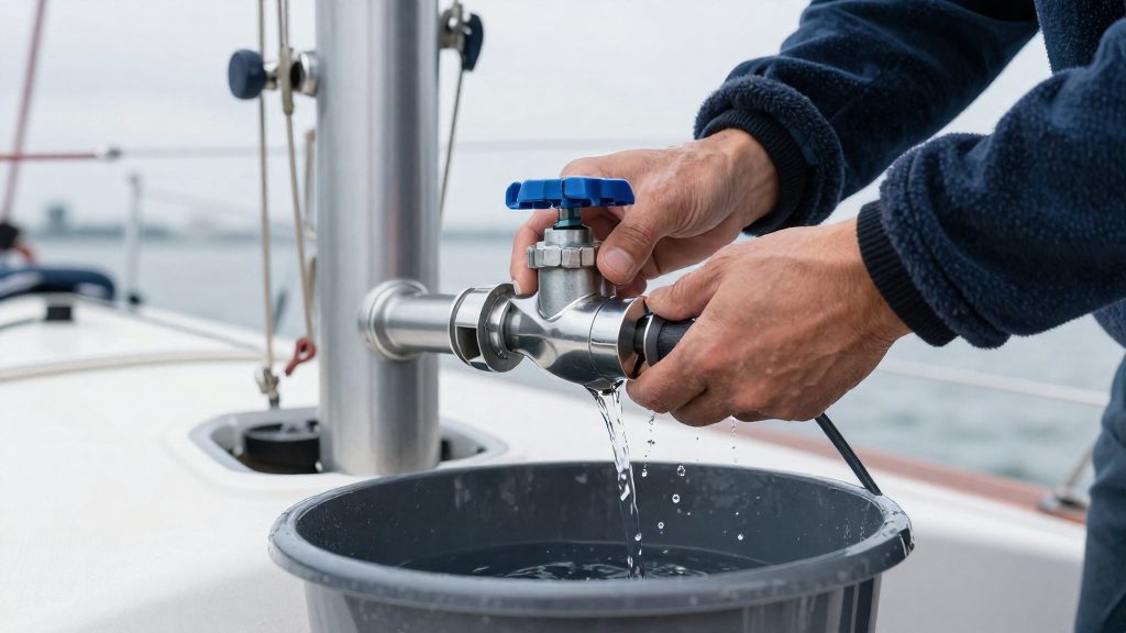 Come svernare l'impianto dell'acqua dolce?