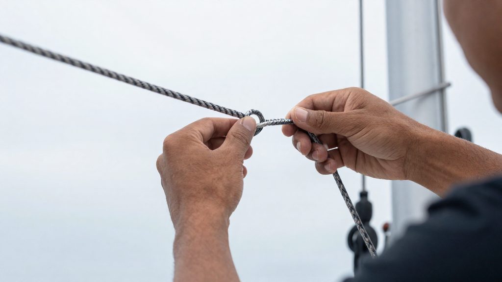 ¿Qué es el prusik y para qué sirve a bordo?