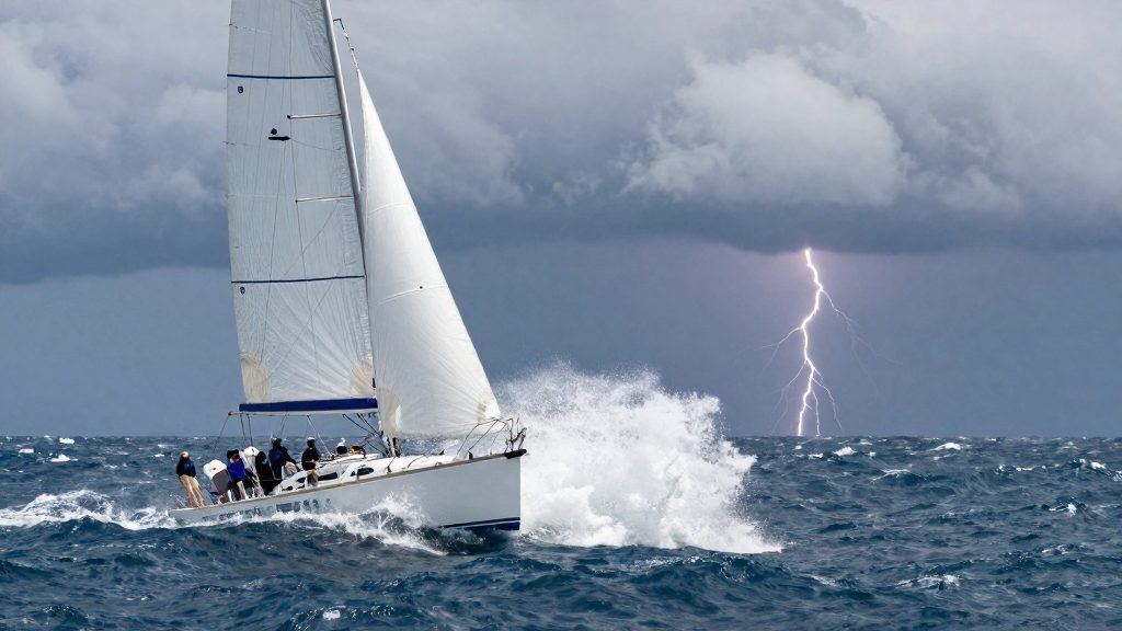 ¿Cómo se forman las tormentas eléctricas sobre el mar?