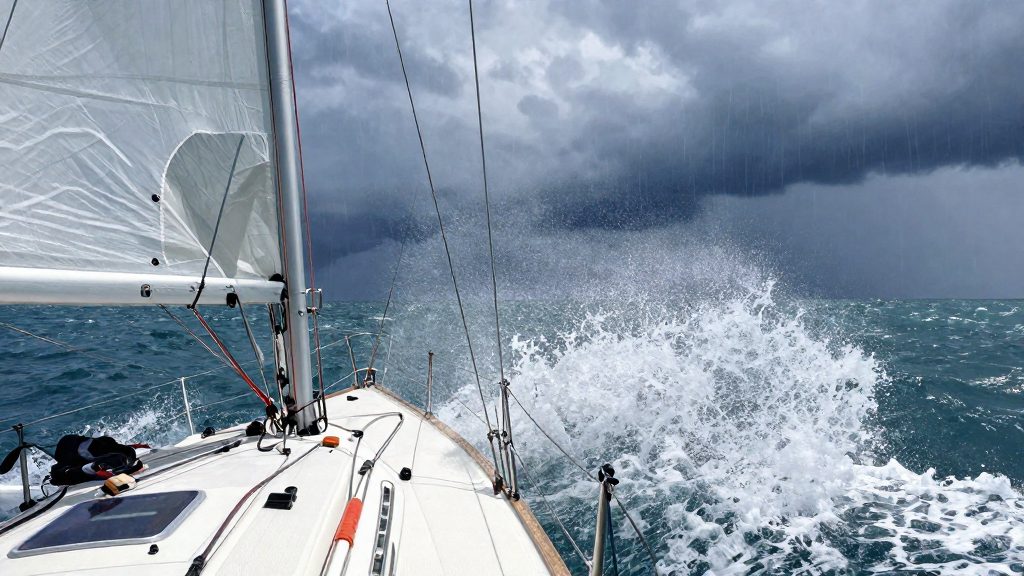 ¿Qué hacer si la tormenta te sorprende navegando?