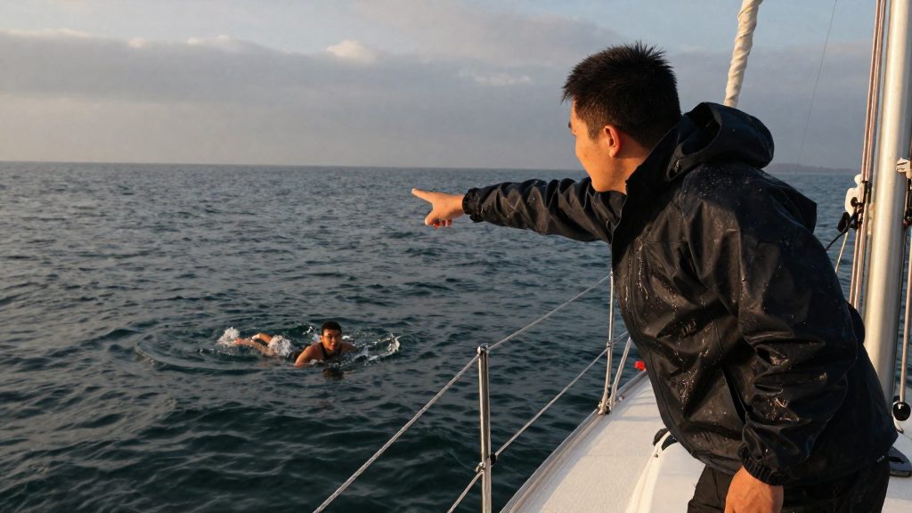 Quels sont les premiers réflexes face à un homme à la mer ?