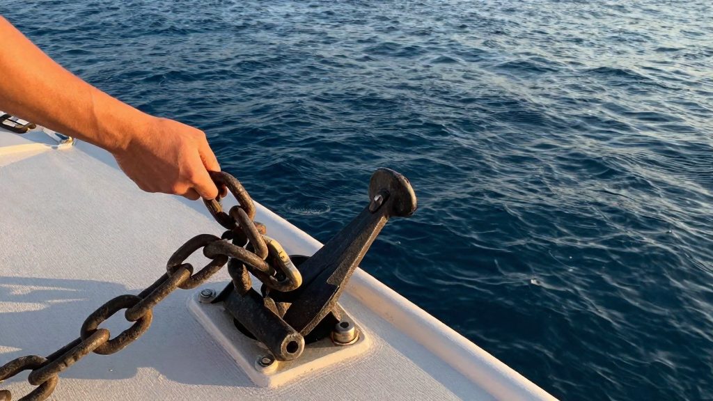 Wie viel Kette gehört bei welcher Wassertiefe auf den Grund?