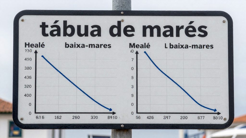 O que é a tábua de marés da Marinha?